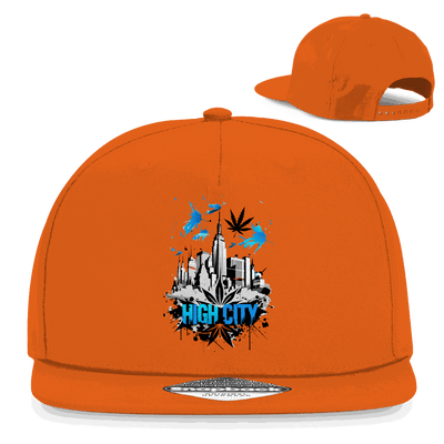 Snapback Rapper Cap - High City Art Print | Division420®