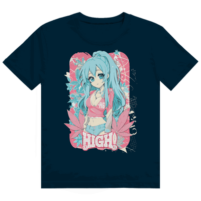 Heavy Cotton T-Shirt - High Manga Girl | Division420®