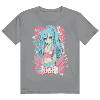 Heavy Cotton T-Shirt - High Manga Girl | Division420®