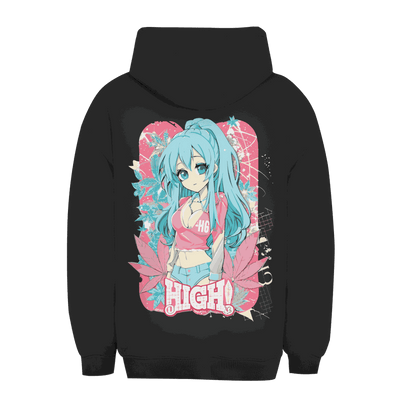 Unisex Oversize Hoodie - High Manga Girl | Division420®