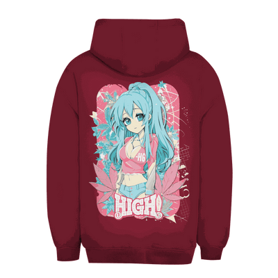 Unisex Oversize Hoodie - High Manga Girl | Division420®