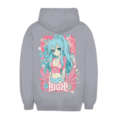 Unisex Oversize Hoodie - High Manga Girl | Division420®