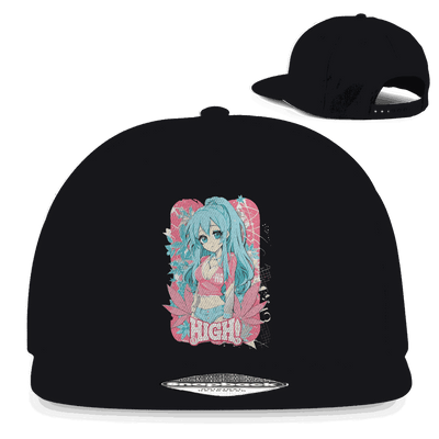 Snapback Rapper Cap - High Manga Girl | Division420®