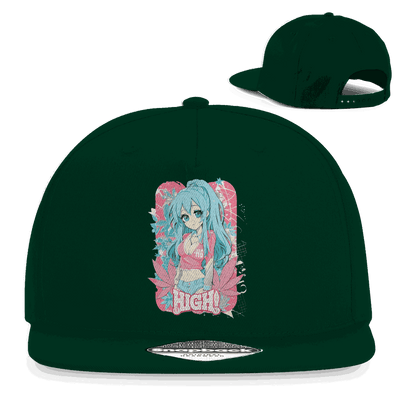 Snapback Rapper Cap - High Manga Girl | Division420®
