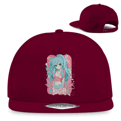 Snapback Rapper Cap - High Manga Girl | Division420®