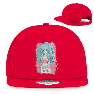 Snapback Rapper Cap - High Manga Girl | Division420®