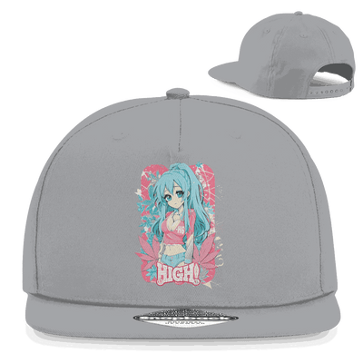 Snapback Rapper Cap - High Manga Girl | Division420®
