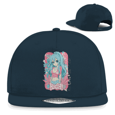 Snapback Rapper Cap - High Manga Girl | Division420®