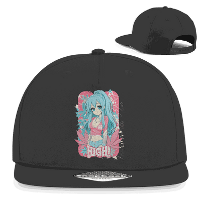 Snapback Rapper Cap - High Manga Girl | Division420®