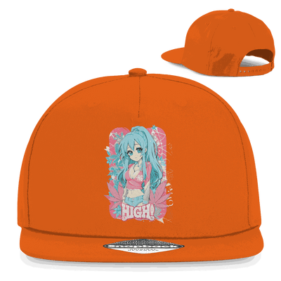 Snapback Rapper Cap - High Manga Girl | Division420®