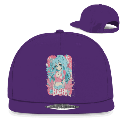 Snapback Rapper Cap - High Manga Girl | Division420®