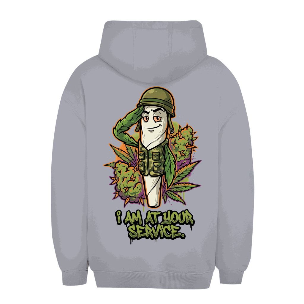 Unisex Oversize Hoodie von Division420 in urbanem Stil mit Kapuze und Kängurutasche