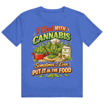 Heavy Cotton T-Shirt - I cook with Cannabis | Division420®