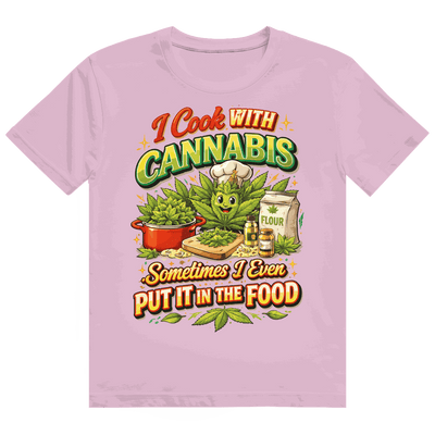 Heavy Cotton T-Shirt - I cook with Cannabis | Division420®