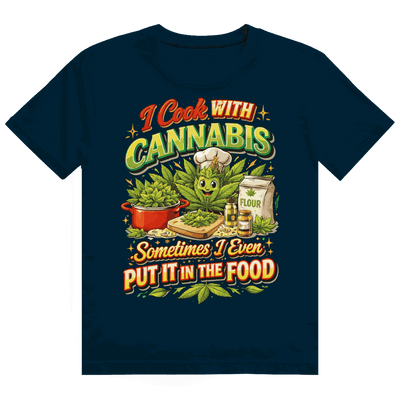 Heavy Cotton T-Shirt - I cook with Cannabis | Division420®