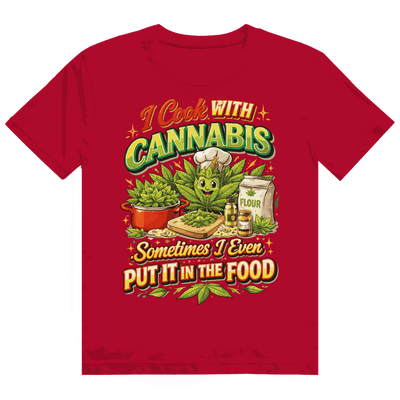 Heavy Cotton T-Shirt - I cook with Cannabis | Division420®