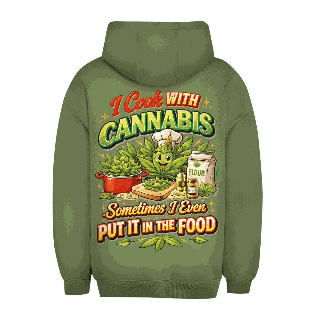 Unisex Oversize Hoodie - I cook with Cannabis | Division420®