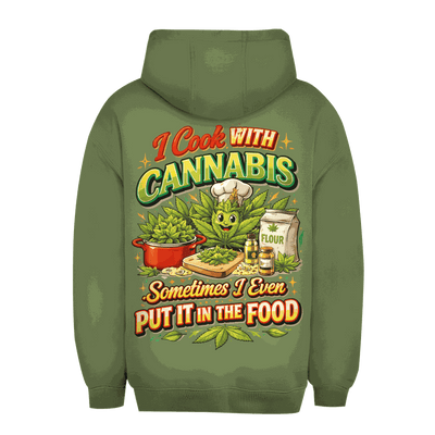 Unisex Oversize Hoodie - I cook with Cannabis | Division420®