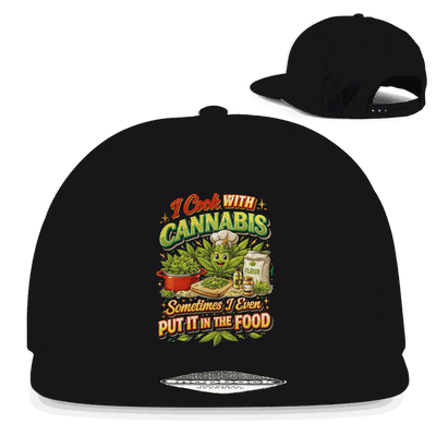Snapback Rapper Cap - I cook with Cannabis | Division420®