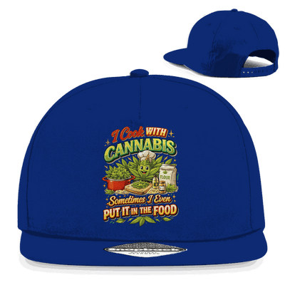 Snapback Rapper Cap - I cook with Cannabis | Division420®