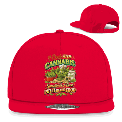Snapback Rapper Cap - I cook with Cannabis | Division420®