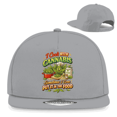 Snapback Rapper Cap - I cook with Cannabis | Division420®