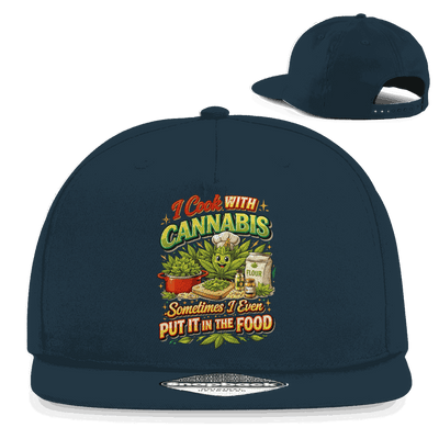 Snapback Rapper Cap - I cook with Cannabis | Division420®