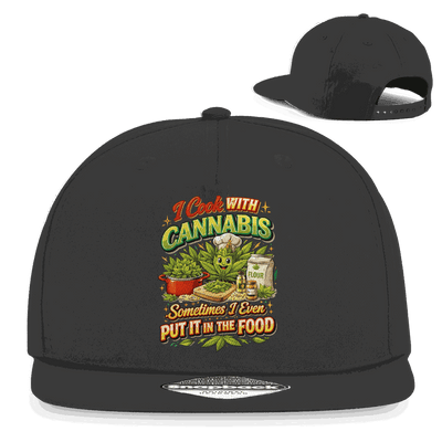 Snapback Rapper Cap - I cook with Cannabis | Division420®