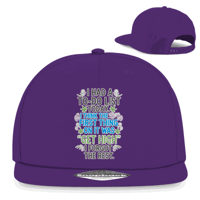 Snapback Rapper Cap - I had a to-do list today. | Division420®