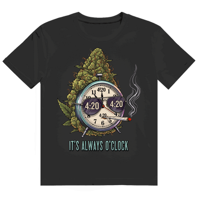 Heavy Cotton T-Shirt - It is always o clock | Division420®