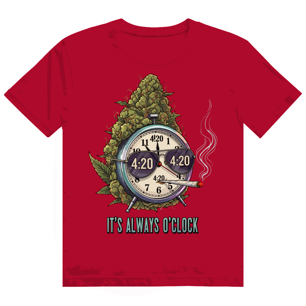Heavy Cotton T-Shirt - It is always o clock | Division420®