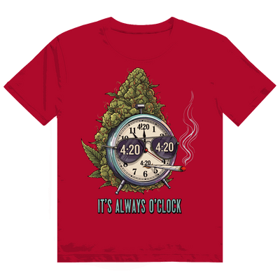 Heavy Cotton T-Shirt - It is always o clock | Division420®