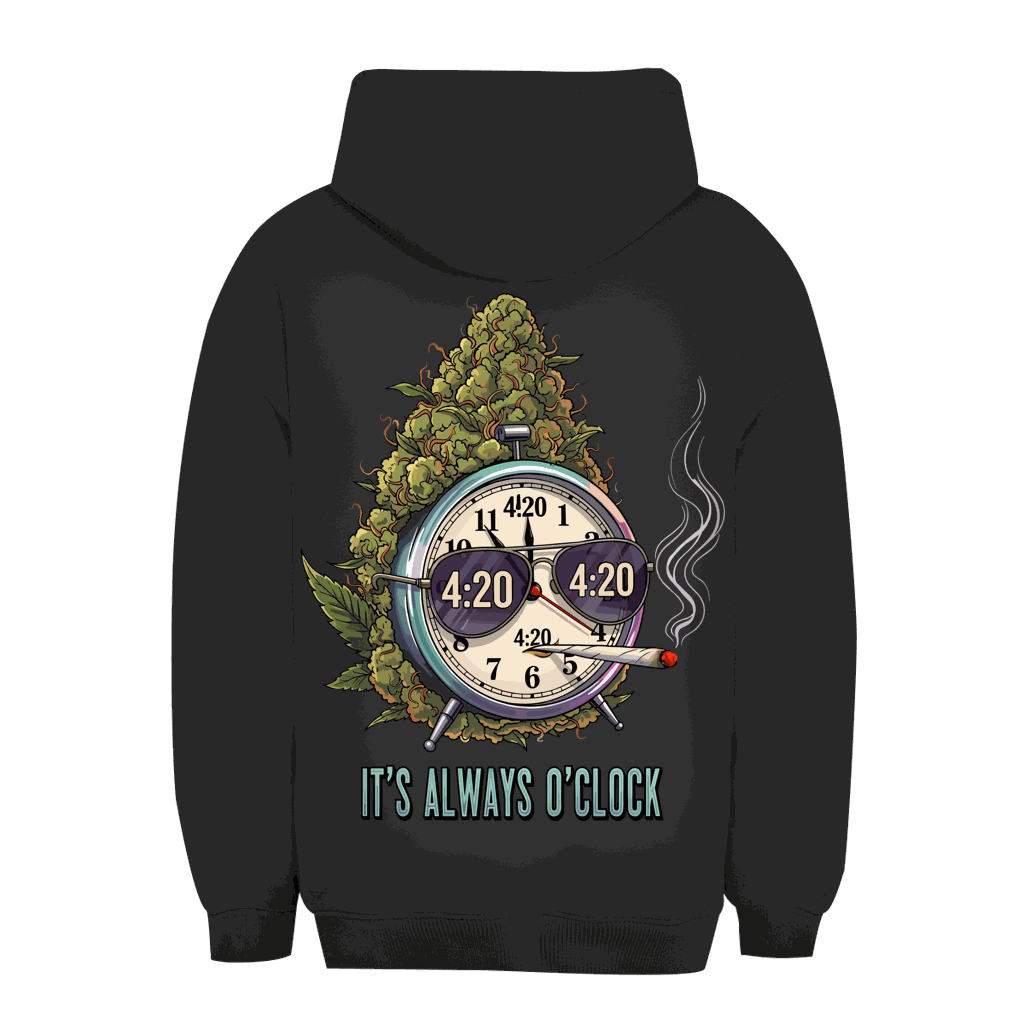 Unisex Oversize Hoodie - It is always o clock | Division420®