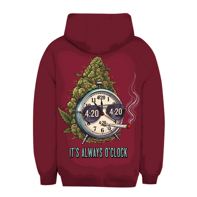Unisex Oversize Hoodie - It is always o clock | Division420®