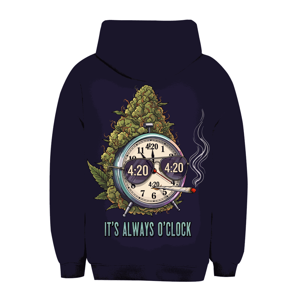 Unisex Oversize Hoodie - It is always o clock | Division420®