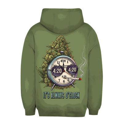 Unisex Oversize Hoodie - It is always o clock | Division420®