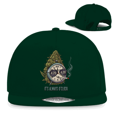 Snapback Rapper Cap - It is always o clock | Division420®