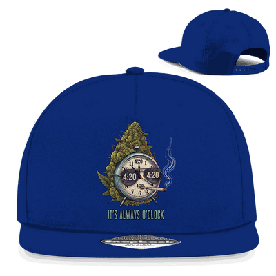 Snapback Rapper Cap - It is always o clock | Division420®