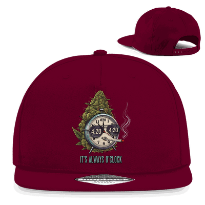 Snapback Rapper Cap - It is always o clock | Division420®