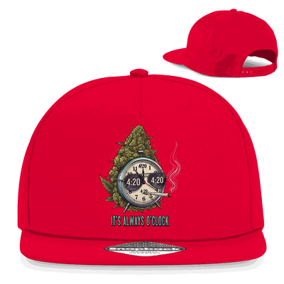 Snapback Rapper Cap - It is always o clock | Division420®