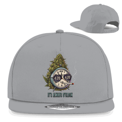 Division420 Snapback Cap It is always o clock urban style 5-Panel Baumwolle