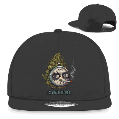 Snapback Rapper Cap - It is always o clock | Division420®