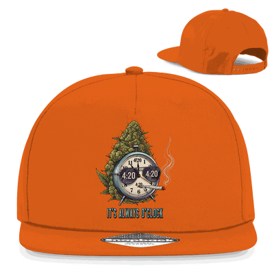 Snapback Rapper Cap - It is always o clock | Division420®