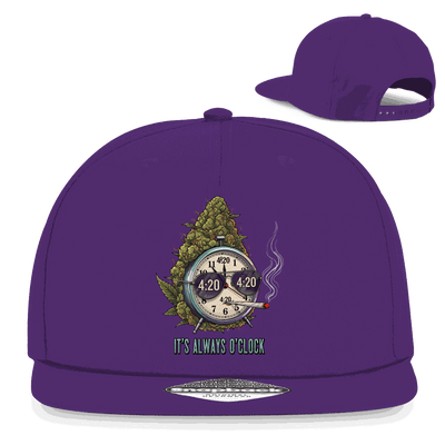 Snapback Rapper Cap - It is always o clock | Division420®