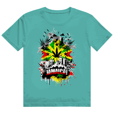Heavy Cotton T-Shirt - Jamaica Art Print | Division420®