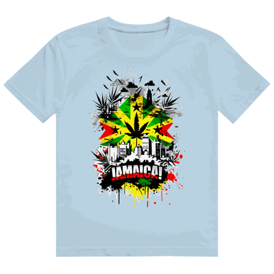 Heavy Cotton T-Shirt - Jamaica Art Print | Division420®
