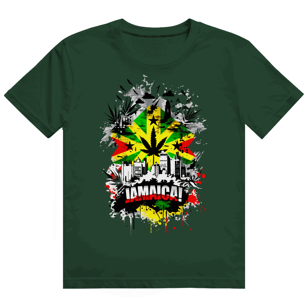 Heavy Cotton T-Shirt - Jamaica Art Print | Division420®
