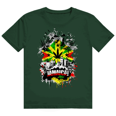 Heavy Cotton T-Shirt - Jamaica Art Print | Division420®