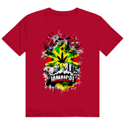 Heavy Cotton T-Shirt - Jamaica Art Print | Division420®