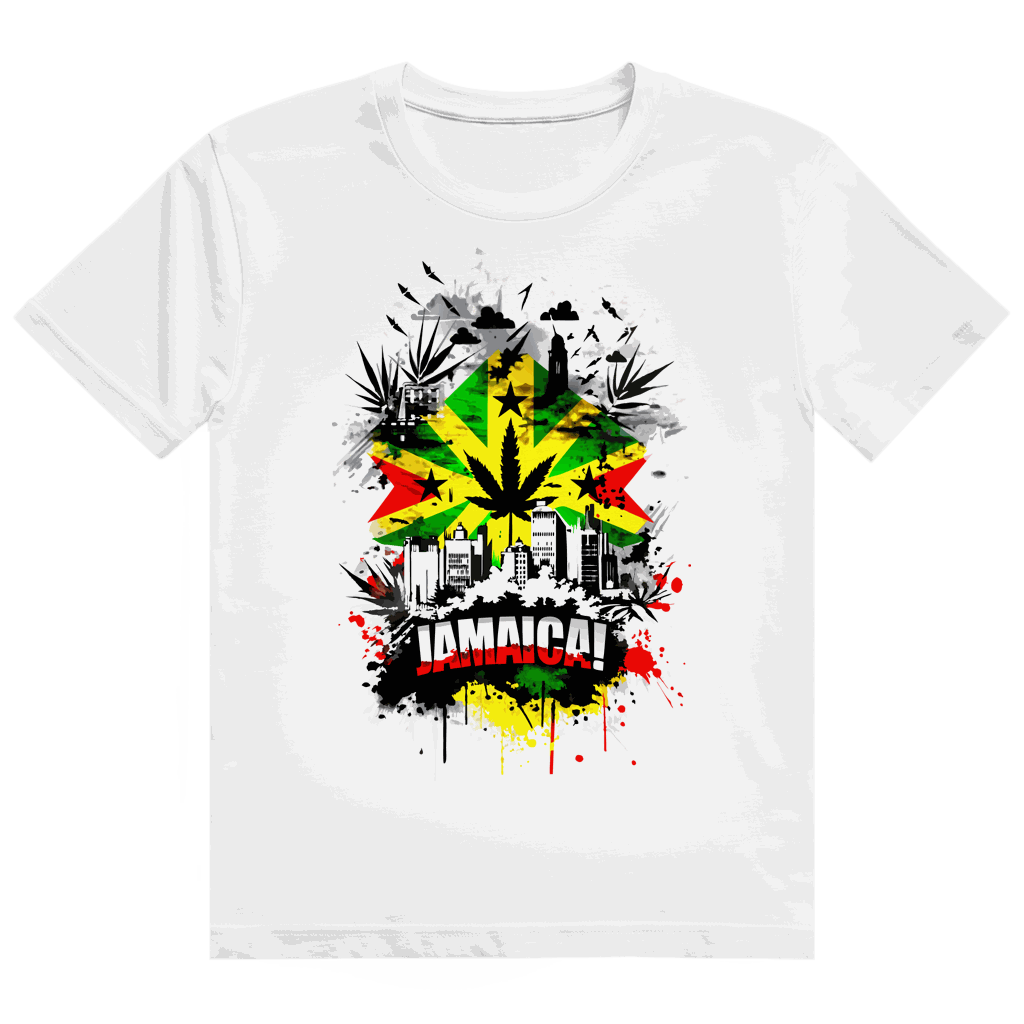 Heavy Cotton T-Shirt - Jamaica Art Print | Division420®